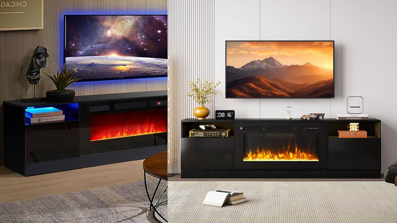Read more about the article The 5 Best Modern Fireplace TV Stand 2025: Stylish Entertainment Center with Integrated Heater